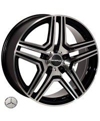Replica Mercedes 7601 BP R19 W8.5 PCD5x112 ET30 DIA66.6  